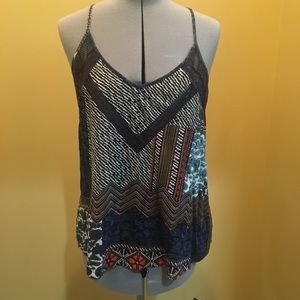 Anthropologie Patterned tank top